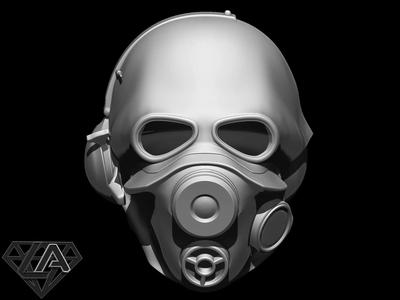 Half life Combain grunt helmet