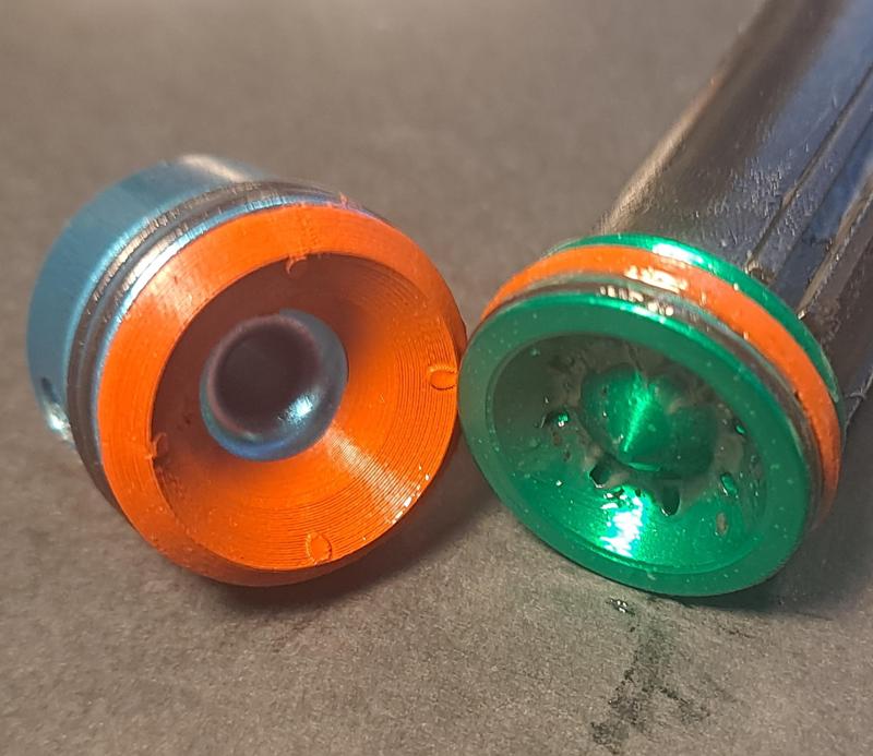 Super Silent Airsoft Silicone Cylinder Rubber Head Damper V