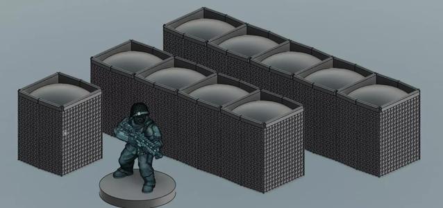 HESCO barriers