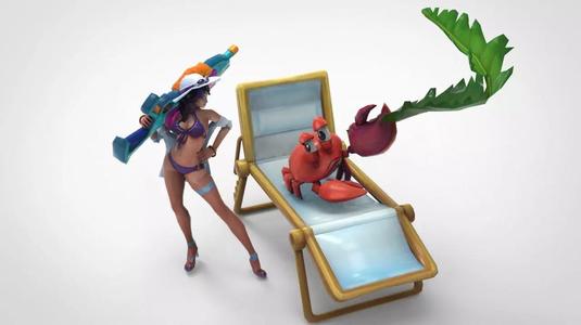 Pool Party Caitlyn - League of Legends