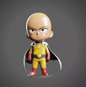 Saitama One punch Man 3D Model