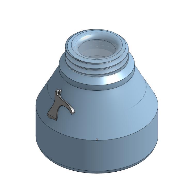 48mm 400CT Mason Jar to (0.13in) Pop Bottle Top Adapter