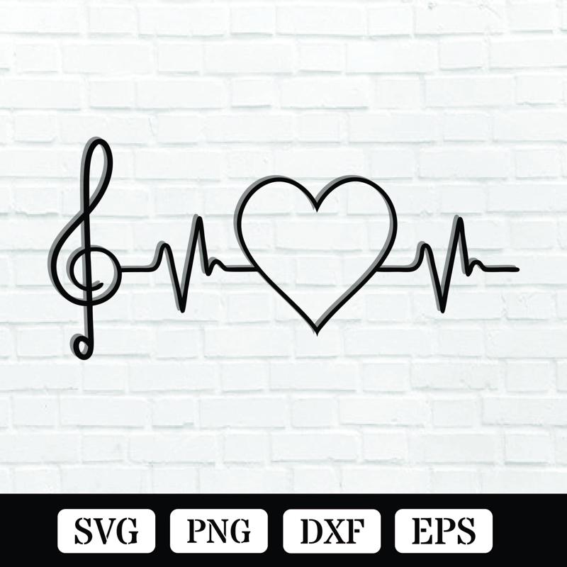 Music Metal Wall Art Laser Cut Files