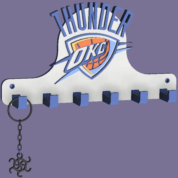 Oklahoma City Thunder NBA KEYS HOLDER WALL