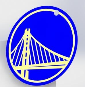 Golden State Warriors Key Chain
