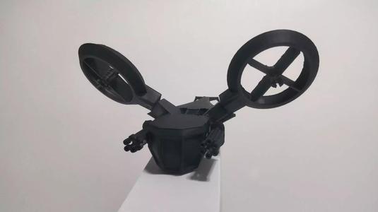 PRINT IN PLACE FUTURISTIC MOVILE HELICOPTER NO SUPPORTS