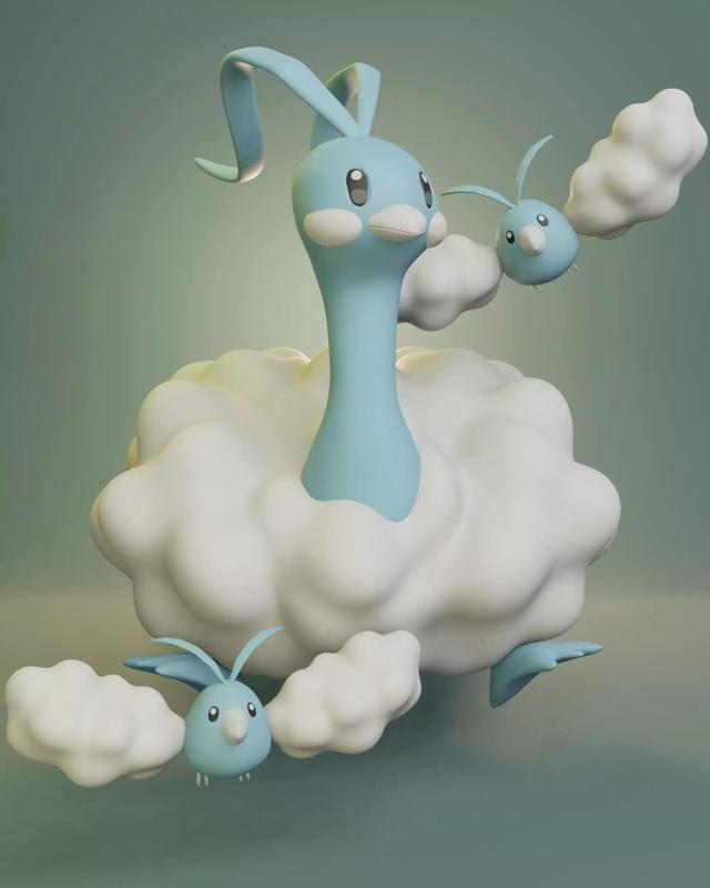 Pokemon - Swablu and Altaria