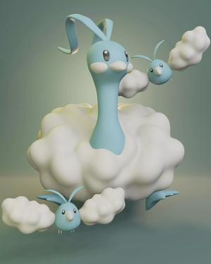 Pokemon - Swablu and Altaria