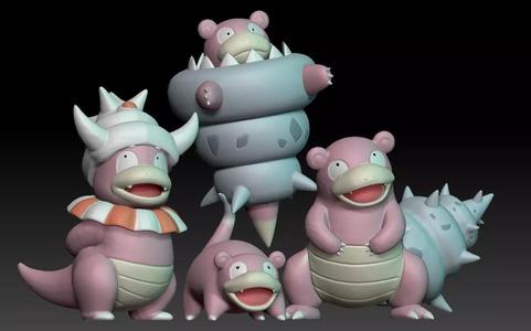 Pokemon Slowpoke Mega Slowbro Slowking