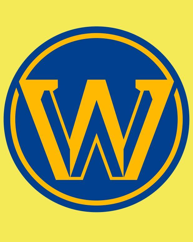 Warriors Logo 3- Keychain