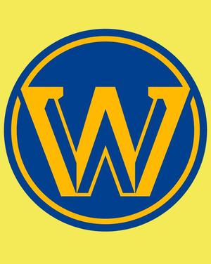 Warriors Logo 3- Keychain
