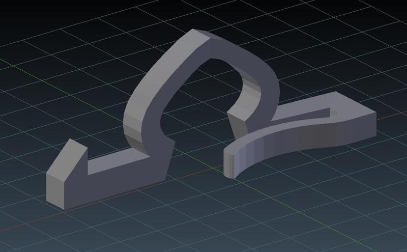 Flashforge Door Clip, bended version