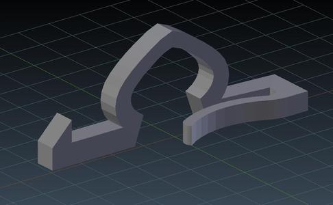 Flashforge Door Clip, bended version