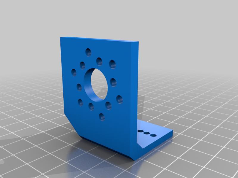 3Dsets Model 7 Buggy - brushless motor mount with more holes