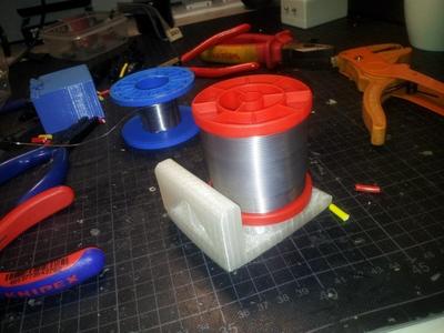 Universal Solder Spool Caddy