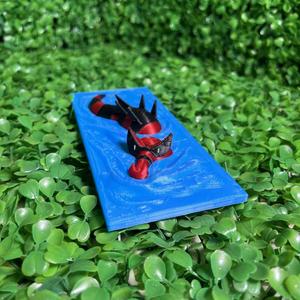 POKEMON KROOKODILE SWIMMING IN WATER - STL - 3MF MULTICOLOR