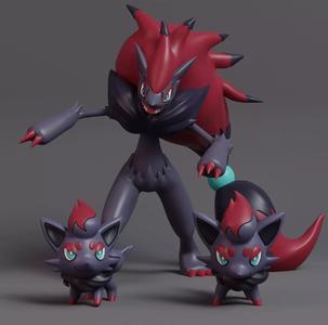 Pokemon - Zorua and Zoroak