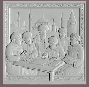 ottoman istanbul 3d cnc relief