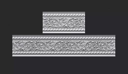 Islamic Tomb Patterned Panel Model for CNC Carving