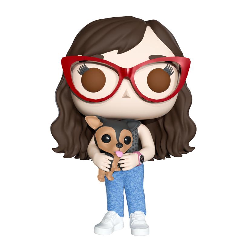 Funko pop girl and chihuahua