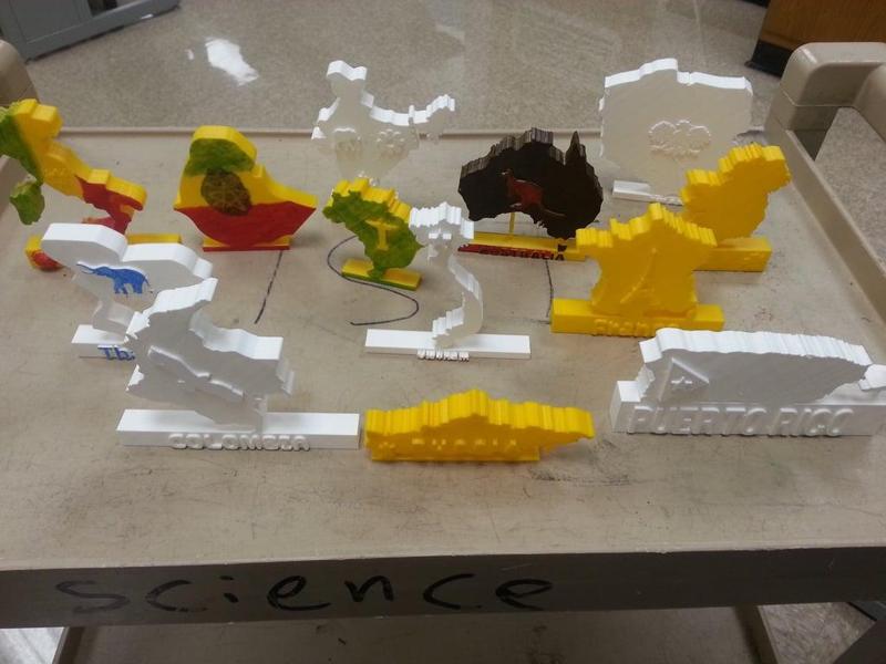 Stand up Maps of Countries 2015