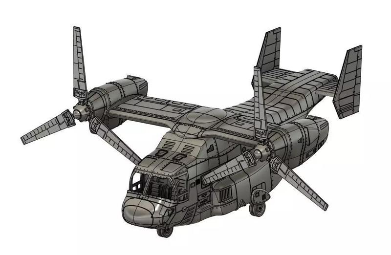 Osprey v22 Military aircraft scale 1-18