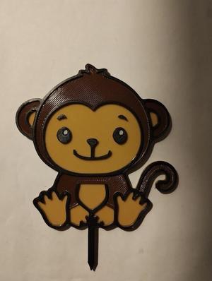 Monkey topper / topper monkey