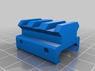 3-Slot Picatinny Riser