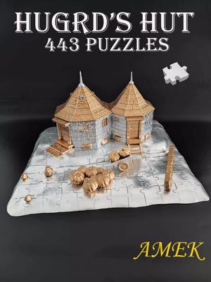 3D Puzzles Hagrids Hut