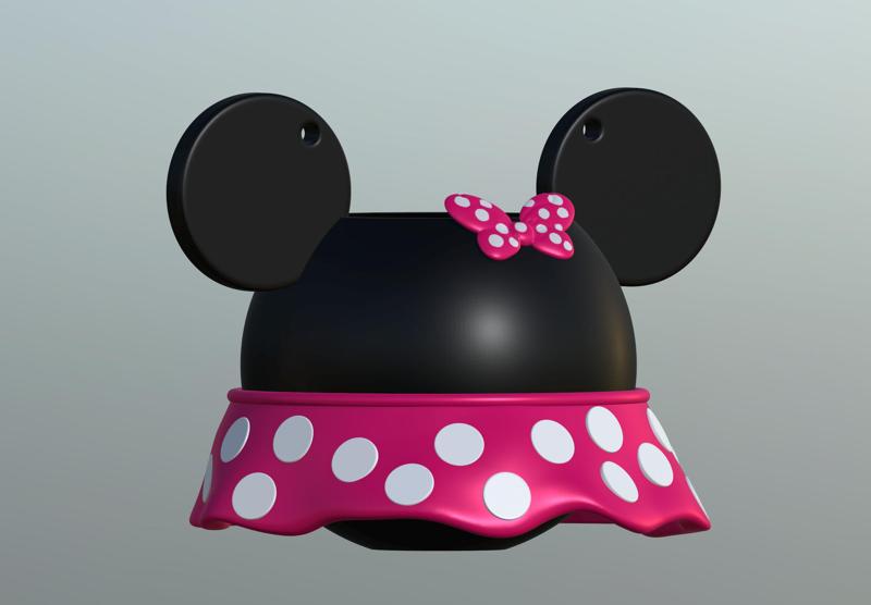 Minnie Mouse halloween flowerpot