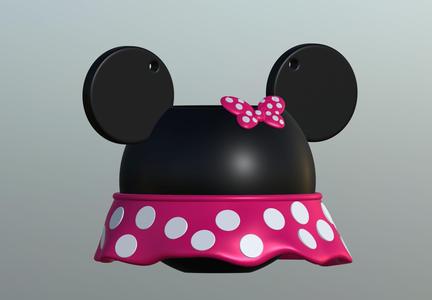 Minnie Mouse halloween flowerpot