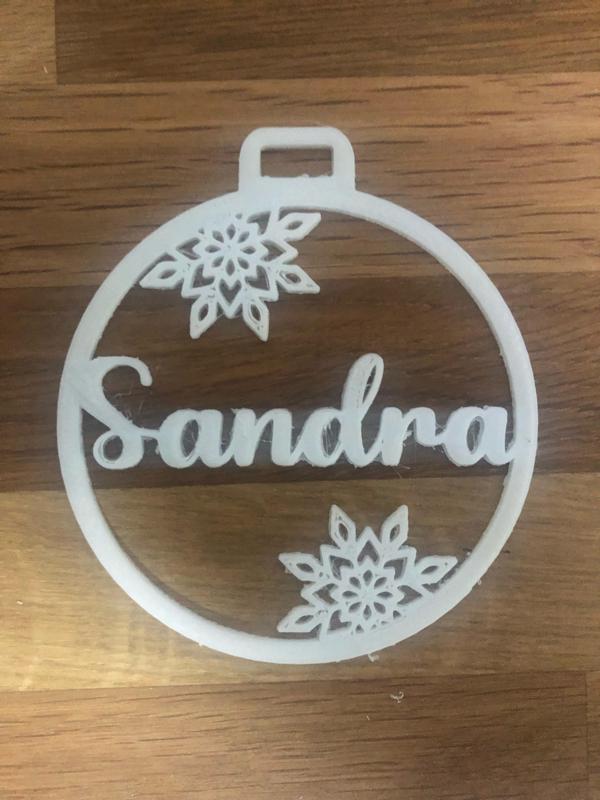 CHRISTMAS BAUBLE SANDRA