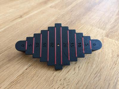 Center Finder / Tracing Guide 25mm/90mm and 45mm/170mm, different hole sizes + Inlay / 12 STL's