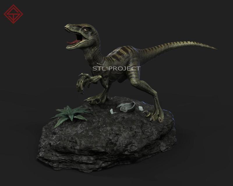Raptor Statue