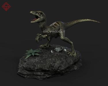 Raptor Statue