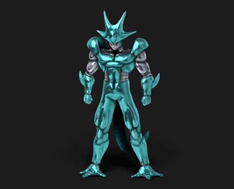 Metal Cooler Final Form Dragon Ball Z Figure for 3D print Model