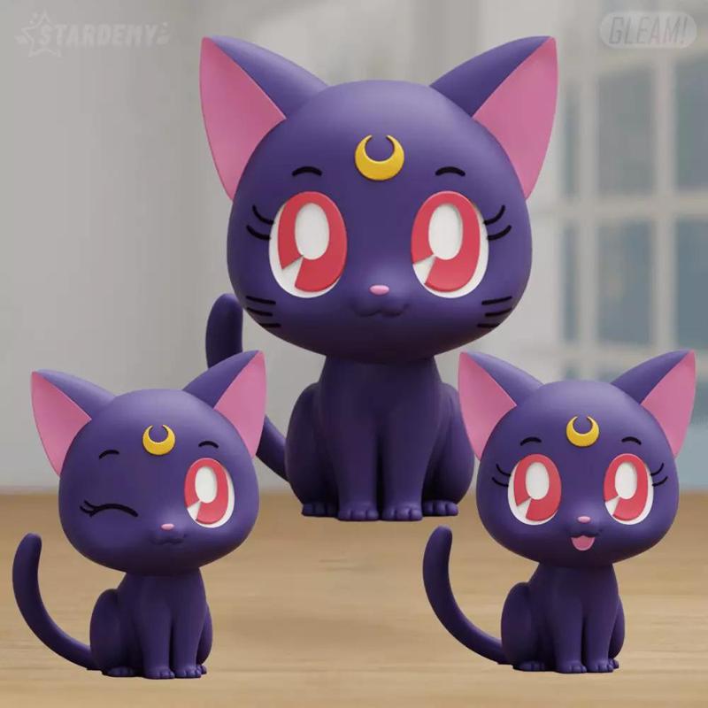 Luna Chibi Cute Fanart 3 models Sailor Moon