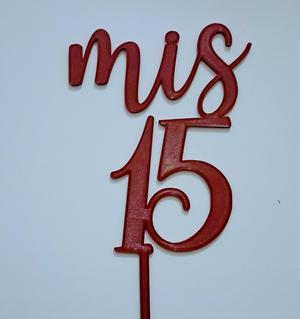 My 15 cake toppers