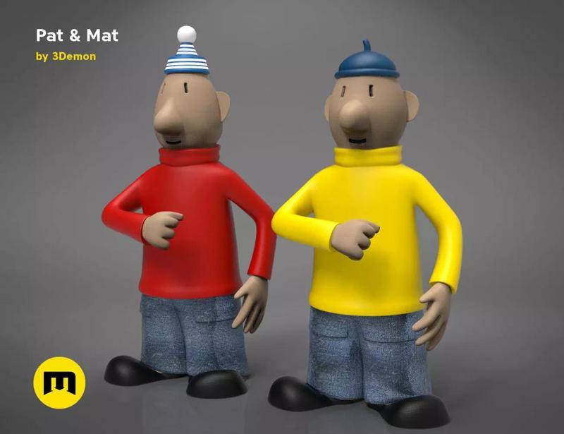 Pat and Mat figures