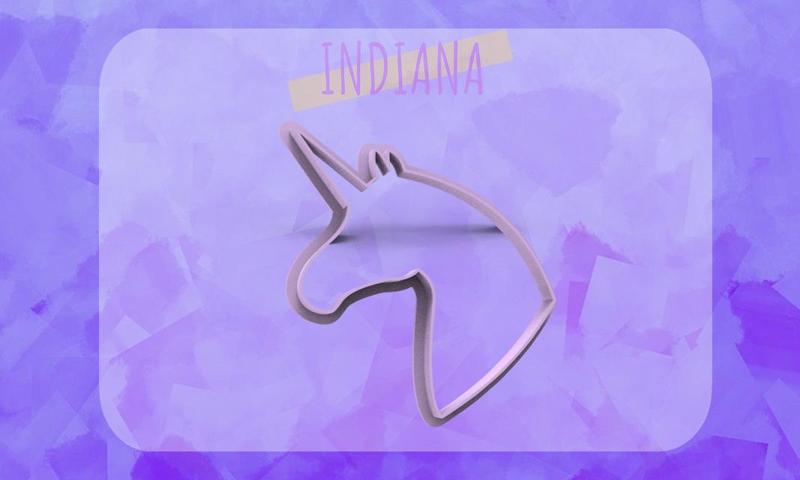 CORTANTE SILUETA UNICORNIO