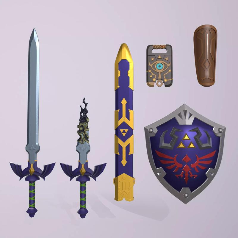 Complete Link sword shield BOTW TOTK cosplay