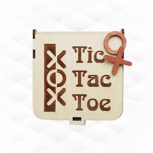 Tic Tac Toe svg dxf design for laser cutting