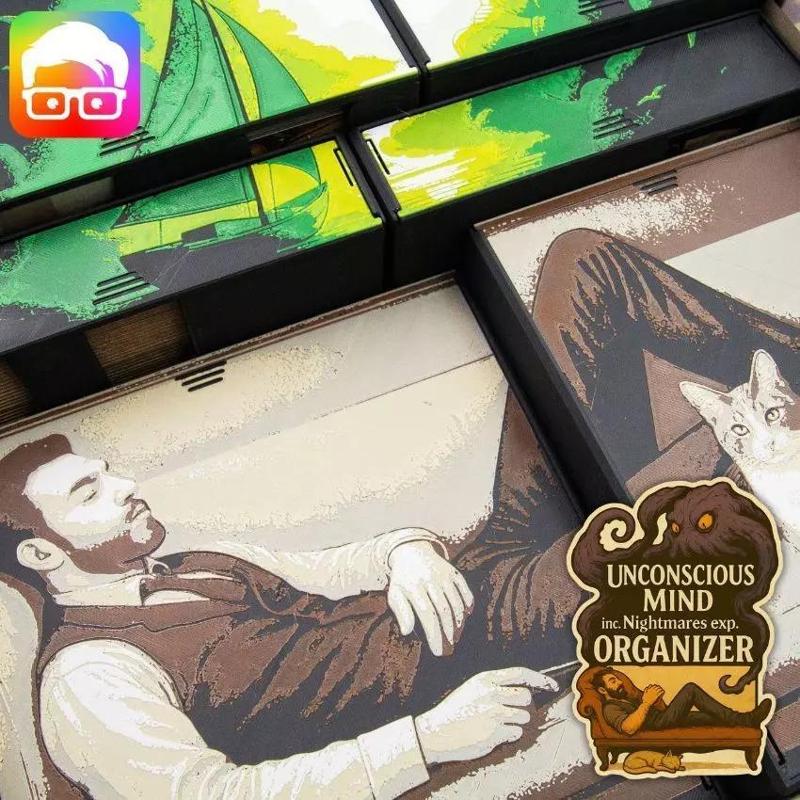 Unconscious Mind inc Nightmares exp board game organizer