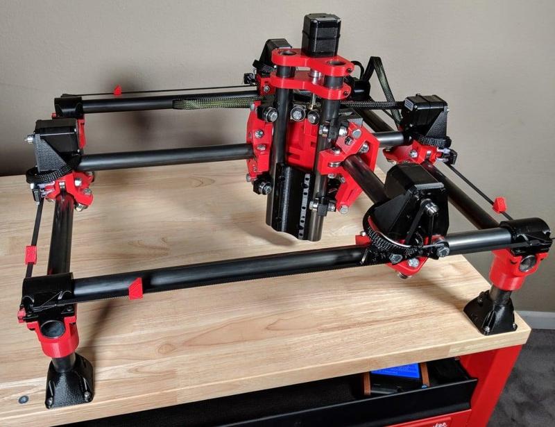 Mostly Printed CNC "MPCNC" BURLY J-25.4mm = 1" OD