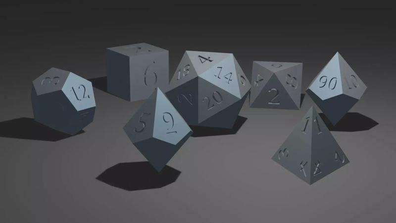 7 Piece Dice Set