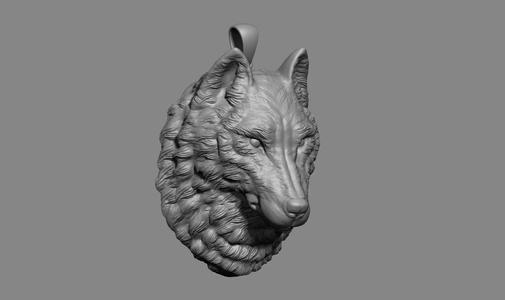 Wolf Head Necklace