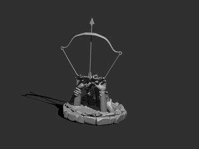 Hunt Showdown Fanart Trait Hundred Hands 3D Print 3D print model