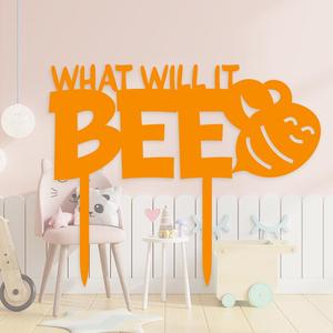 What Will It Bee Gender Reveal Cake Topper