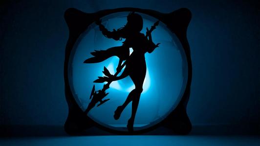 Genshin Impact Shenhe PC fan cover