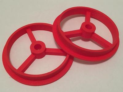 Spool hub - 75 mm to 8 mm